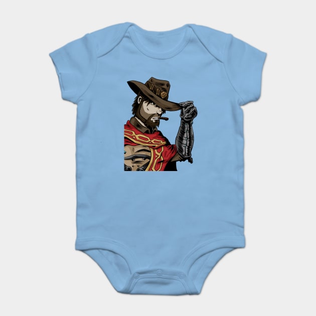 McCree Baby Bodysuit by Black Snow Comics